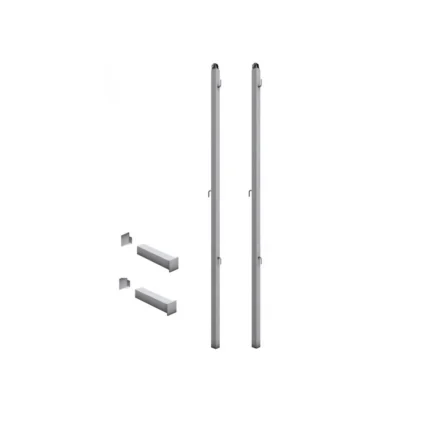 Стойки для бадминтона на стаканах стационарные