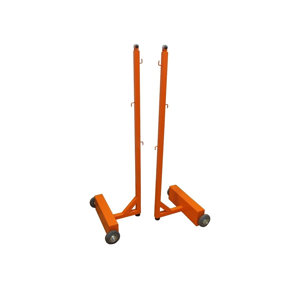 Стойки для бадминтона мобильные соревновательные с противовесами по 30 кг