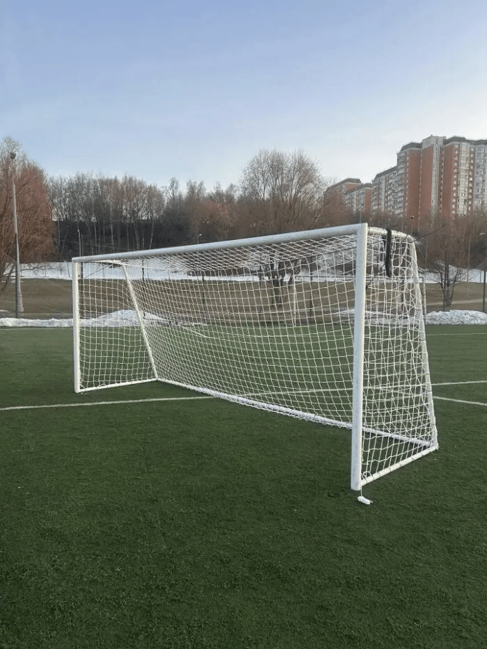 Ворота футбольные 5х2 м ТИП 3 (76мм), Сертификат ГОСТ, мобильные