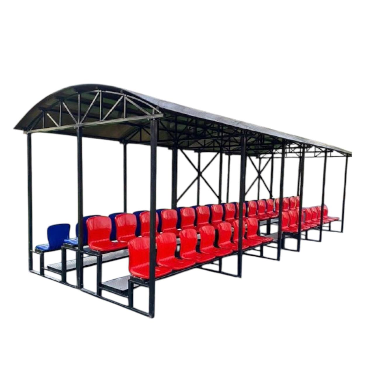 Трибуна двухсторонняя на 54 места с навесом
