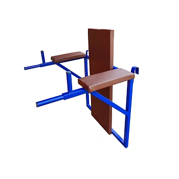 Брусья навесные с мягкой спинкой и подлокотниками